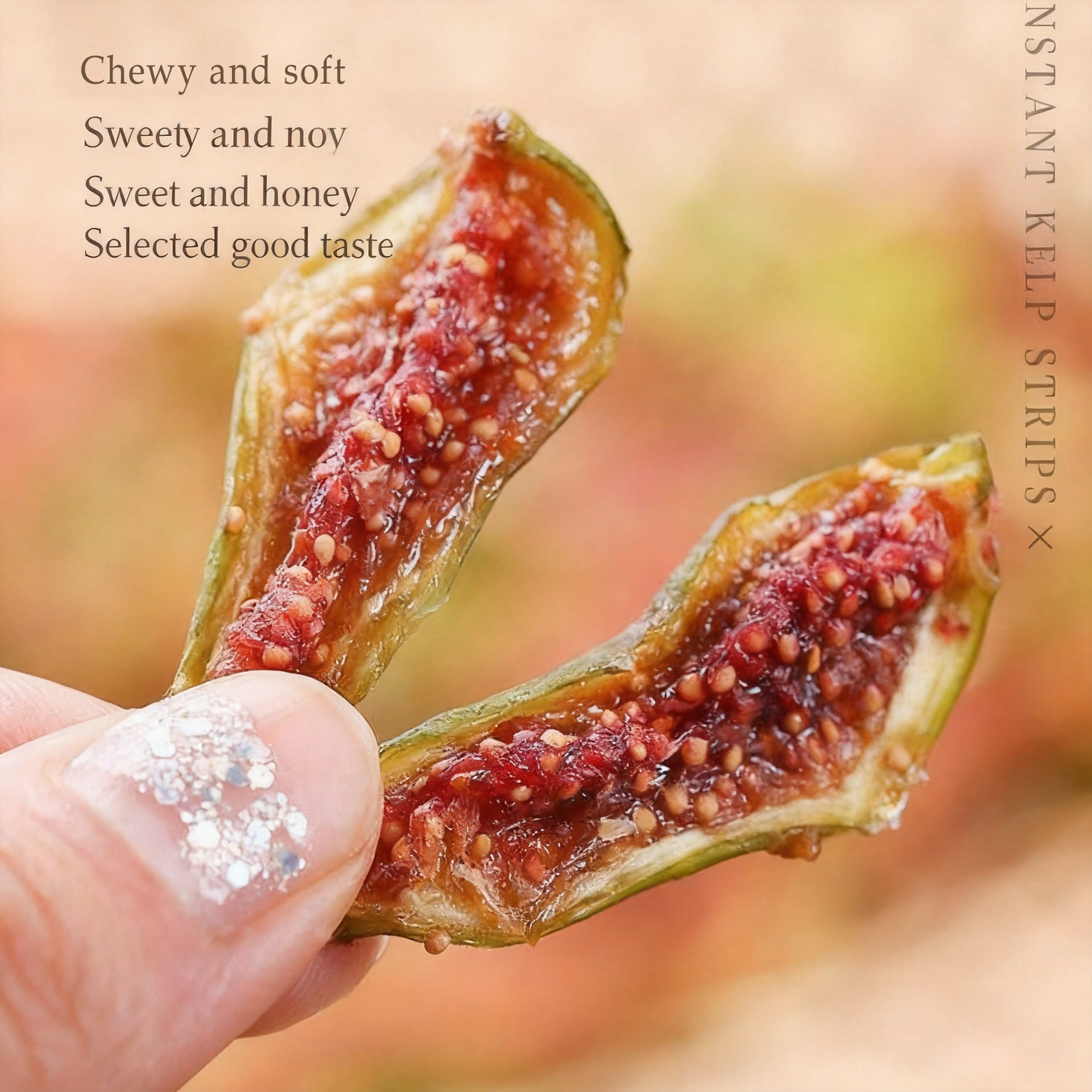 ๐ Say goodbye to high-calorie guilt! ๐๐Satisfy your cravings with our fiber-rich green fig slices - ABB8