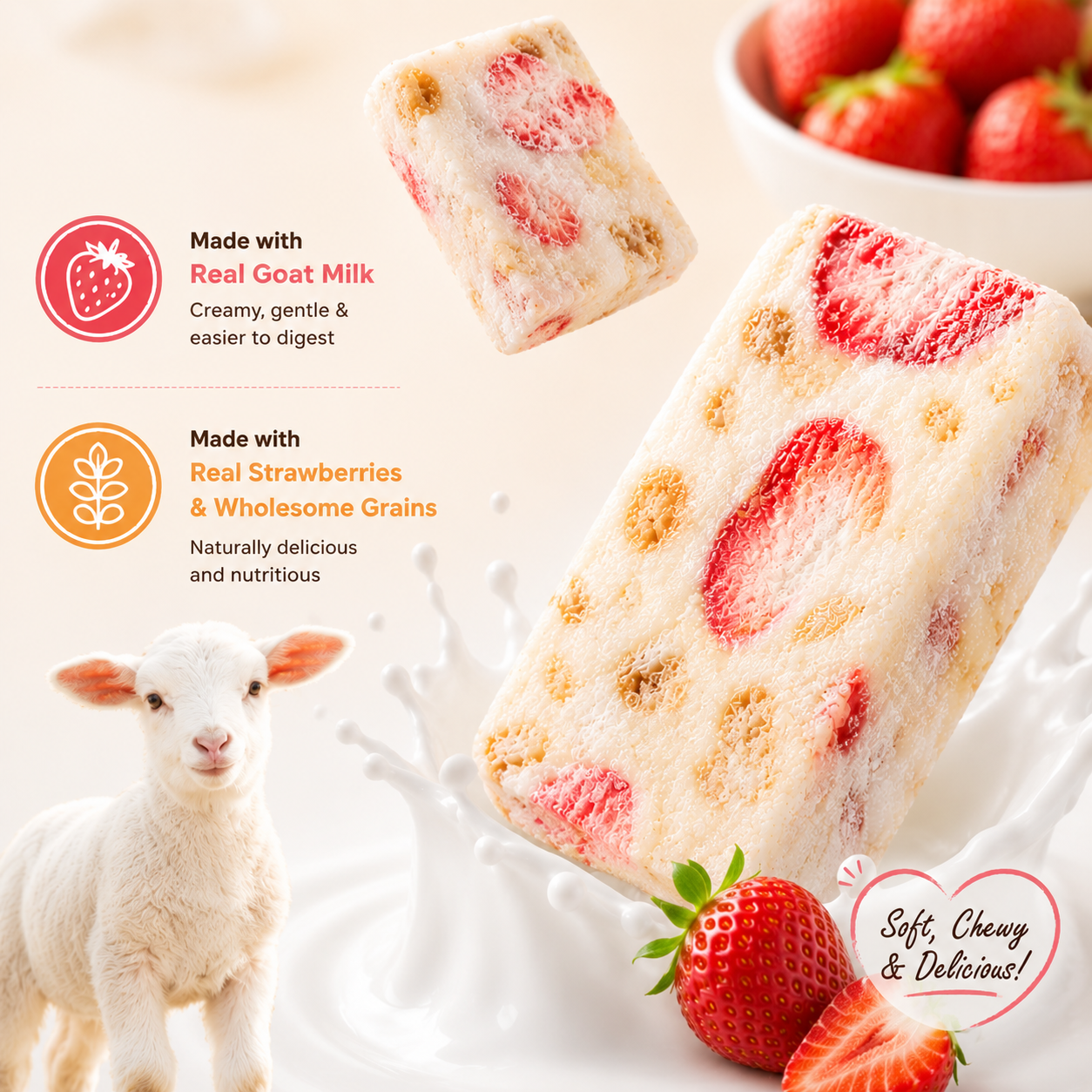🍓Every Bite Tastes Like a Strawberry Dream🤤Once You Try These Ordinary Snacks Won't Compare-ABB8