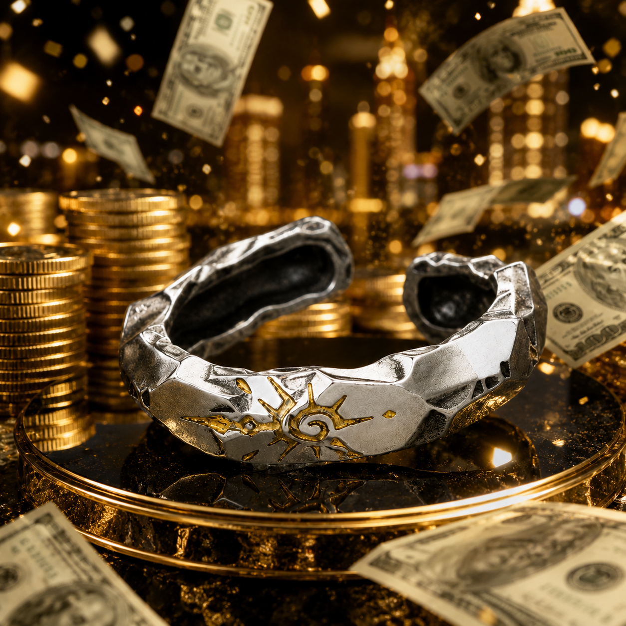 💰🧵 Fortune Flow Money Ring – Easily make all your wishes come true