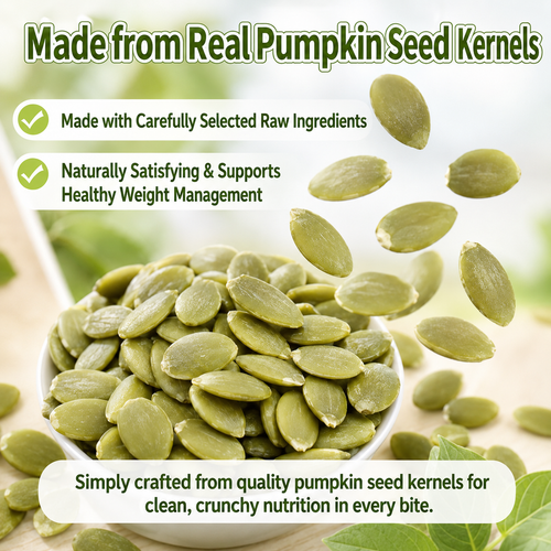 💯🥇Crush cravings without the guilt! 🥇🌿Enjoy every bite of our all-natural Pumpkin Seed Kernels-ABB8