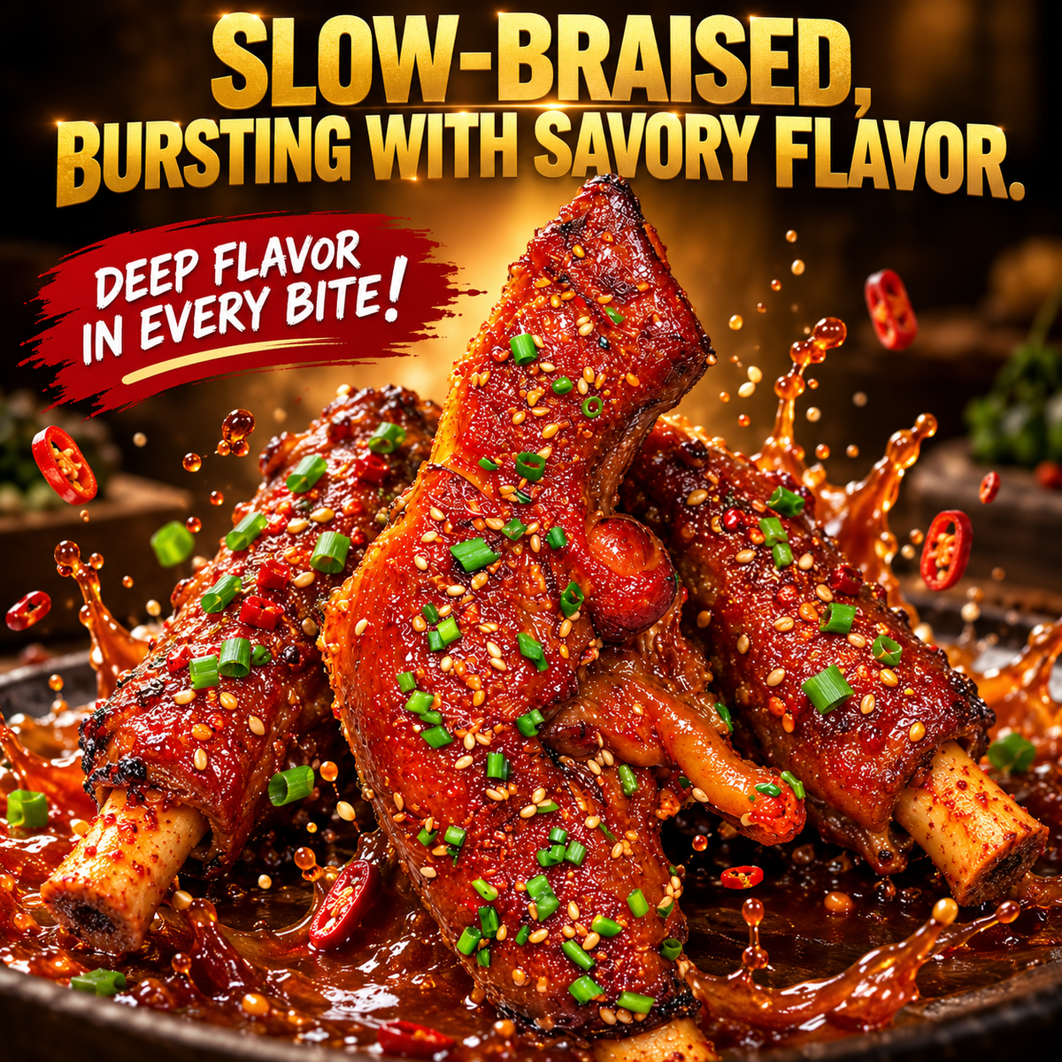 ✨ Control Cravings Without Giving Up Real Food 💯 Premium Colorado Caramelized Braised Lamb Trotters 🐑-Amy
