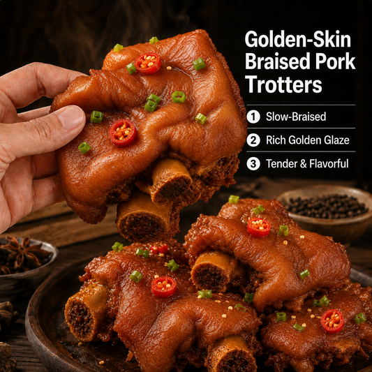 🥇Control Cravings Without Giving Up Real Food ✨Premium Mangalica Caramelized Braised Pork Trotters 🐷- XA