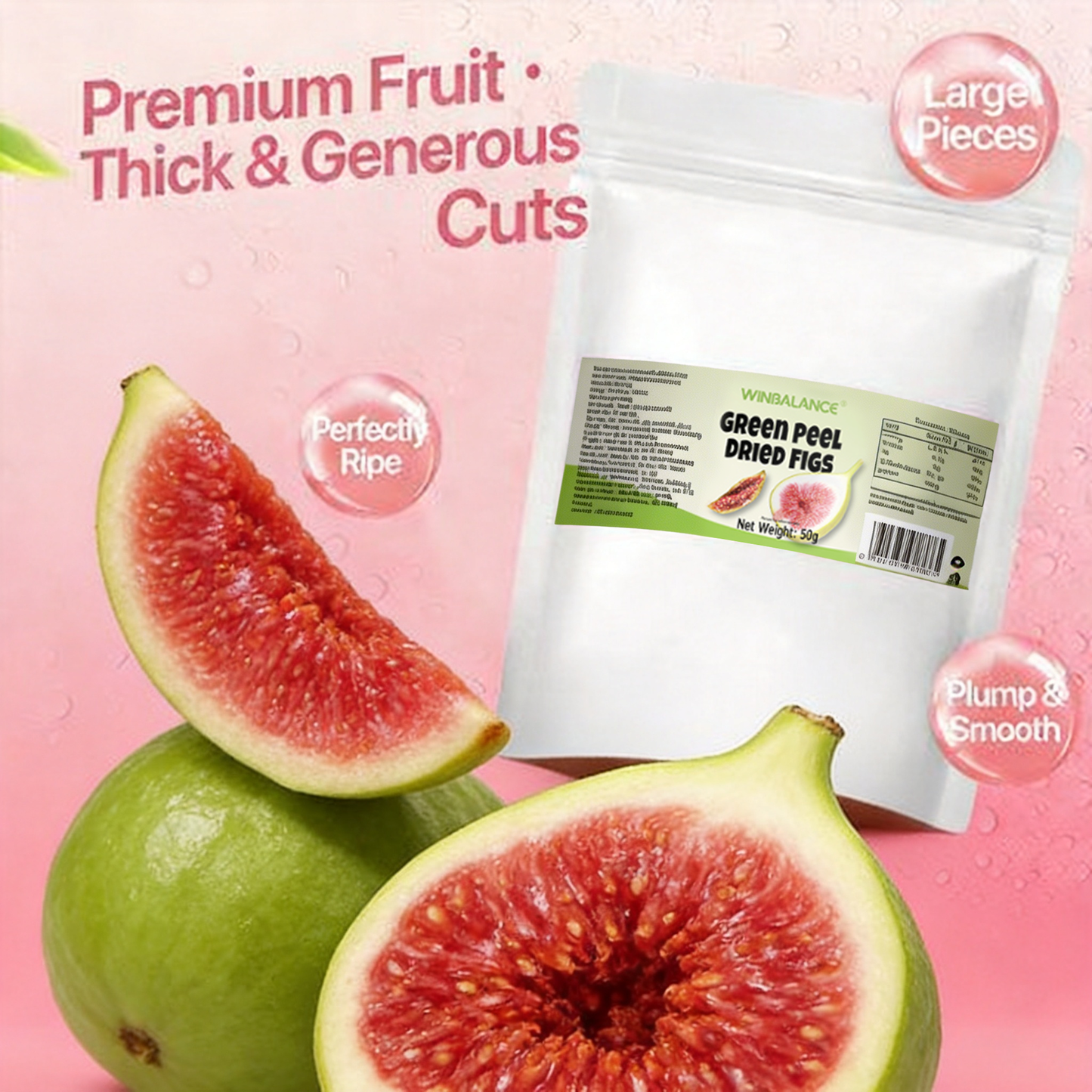 🏆 Say goodbye to high-calorie guilt! 🎄🎄 Satisfy your cravings with our fiber-rich green fig slices - ABB8