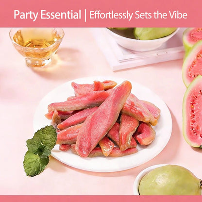 💯🥇Say goodbye to high-calorie guilt! 🥇🍊Satisfy your cravings with ourfiber-rich Red Guava slices-XA