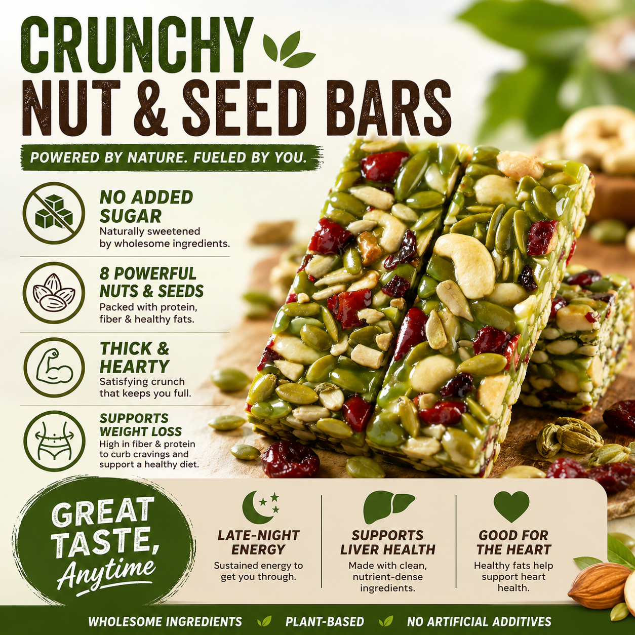 🥉Snack Smarter, Not Harder 🎍Made with 8 Wholesome Ingredients for Lasting Satisfaction and Everyday Wellness-ABB8